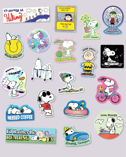 Think Warm Thoughts Charlie Brown Sticker
