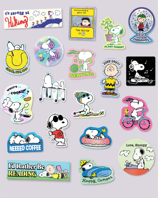 Think Warm Thoughts Charlie Brown Sticker