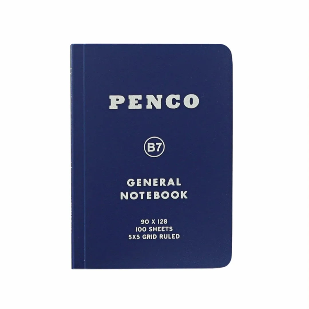 Penco Soft Notebook in B7 Grid – Navy