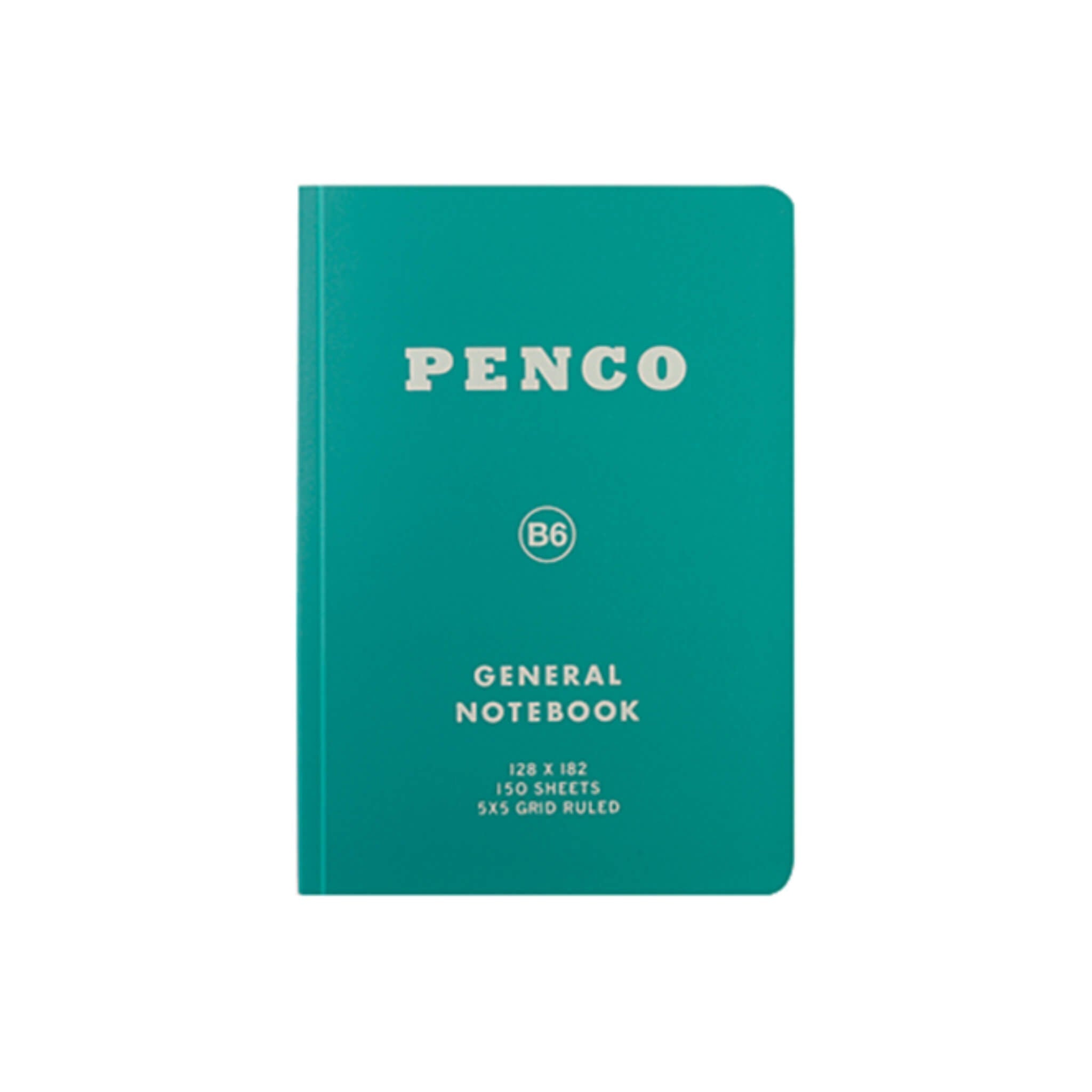 Penco Soft Notebook in B7 Grid - Green - Notebook - Subject to Change