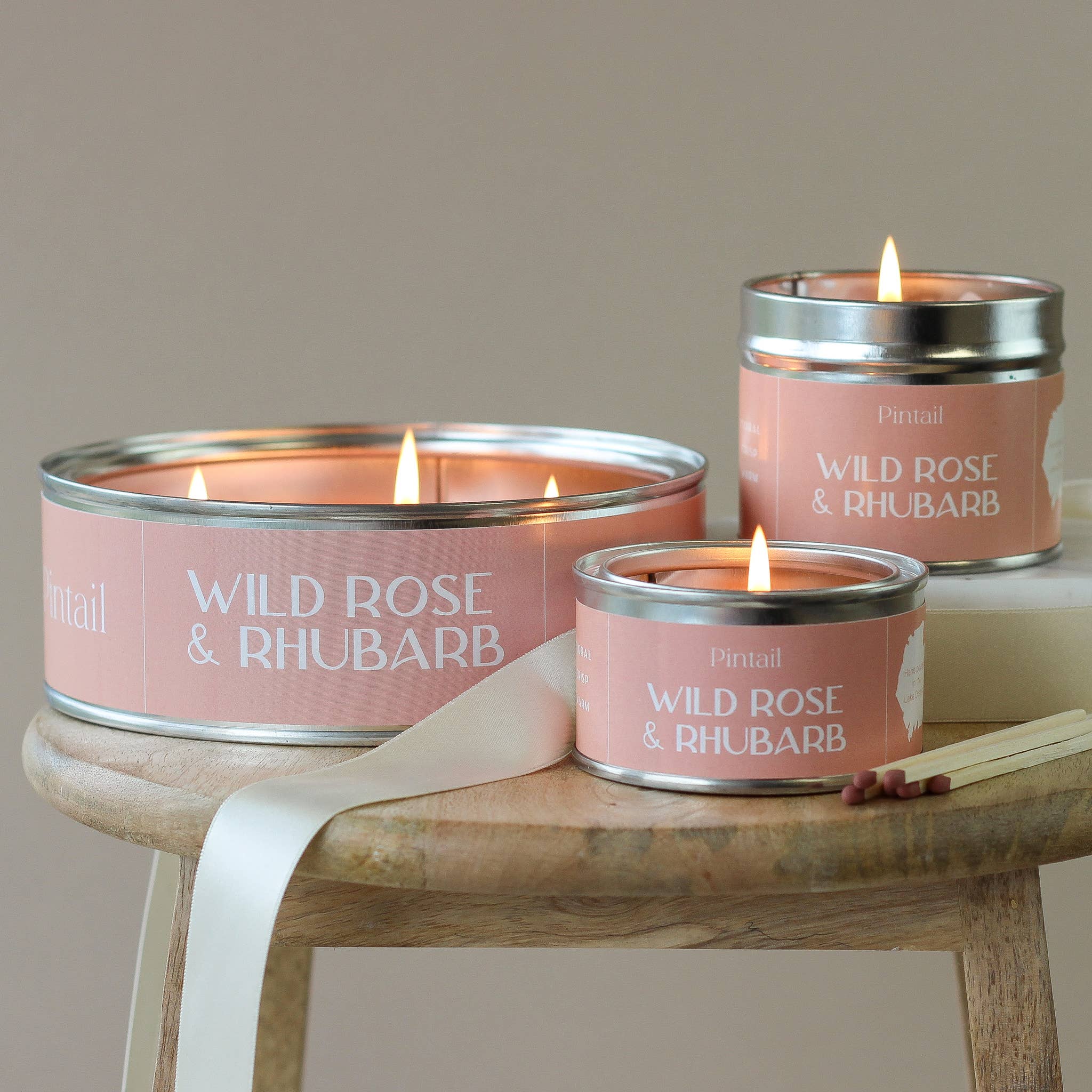 Pintail Wild Rose & Rhubarb Candle - Candles - Subject to Change