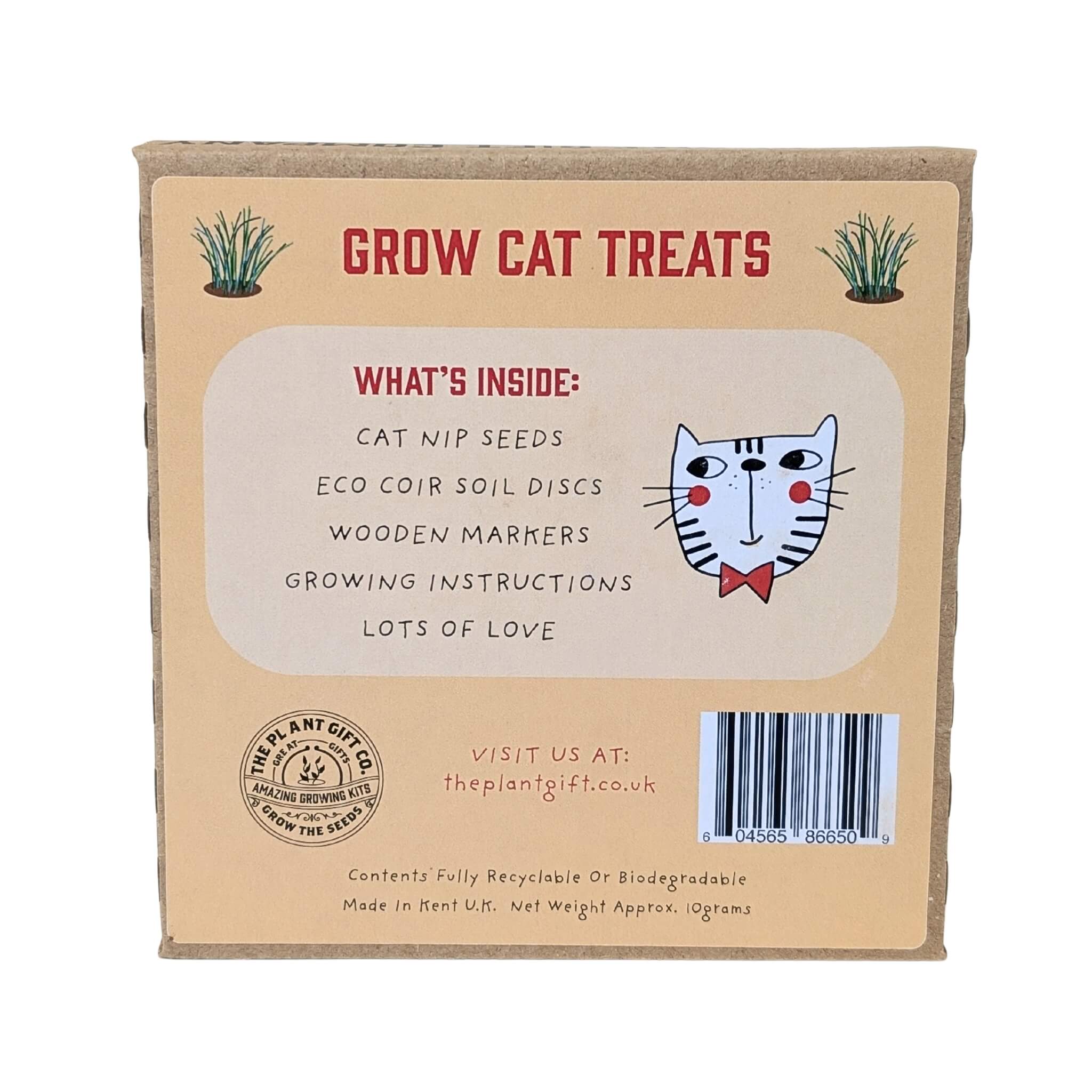 Plant Gift Co Cat Treats Eco Mini Grow Kit - Grow Kit - Subject to Change