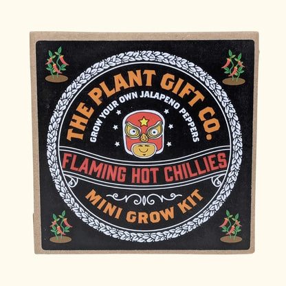 Flaming hot chillies mini grow kit