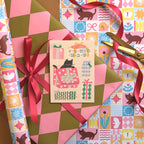 Printer Johnson A6 Kitty & Giftboxes Card - Cards - Subject to Change