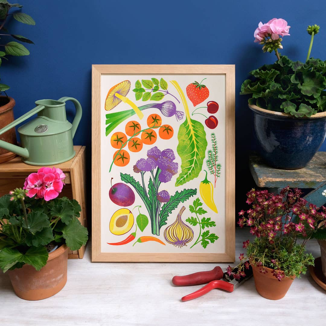 Printer Johnson Homegrown A3 Risograph Print - Prints - Subject to Change