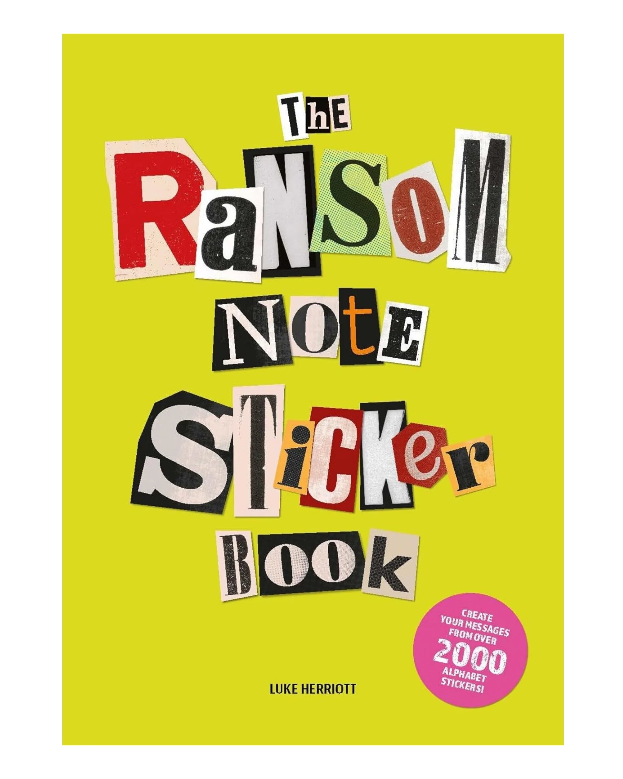 The Ransom Note Sticker Book