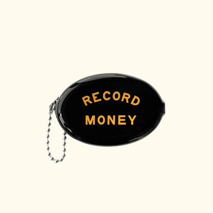 Vinyl record-shaped coin purse