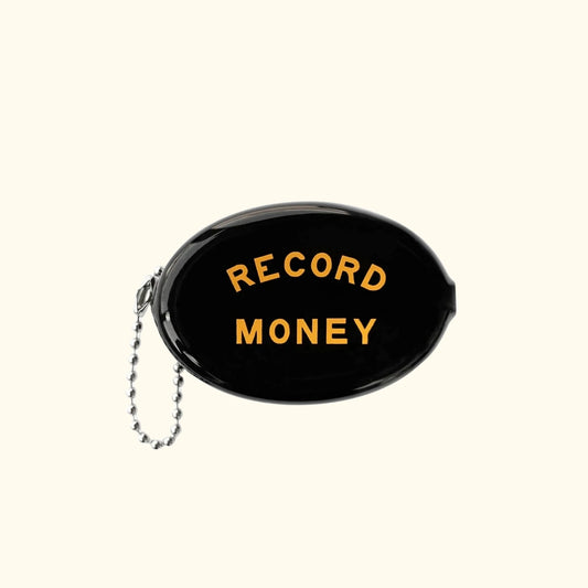 Vinyl record-shaped coin purse