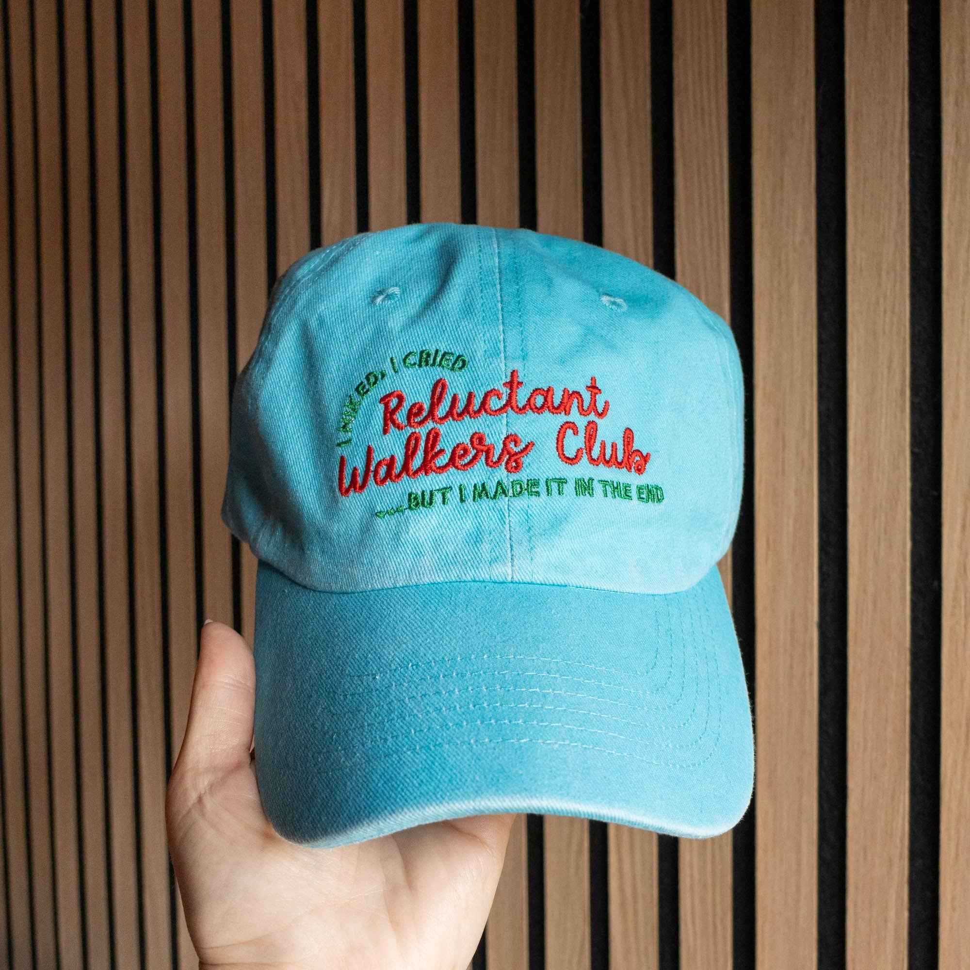 Reluctant Walkers Club Blue Cap – Embroidered Hat UK