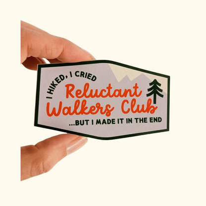 Reluctant Walkers Club Vinyl Sticker