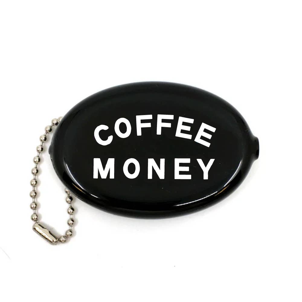 Retro Rubber Coin Purse – Coffee Money - Coin Pouch - Subject to Change