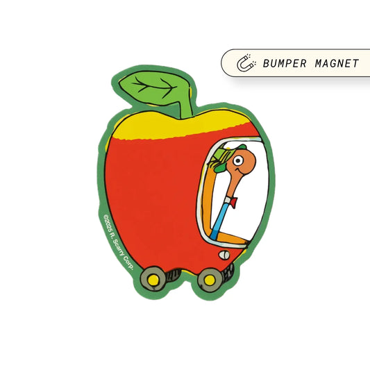 Richard Scarry Apple Car - Bumper Magnet