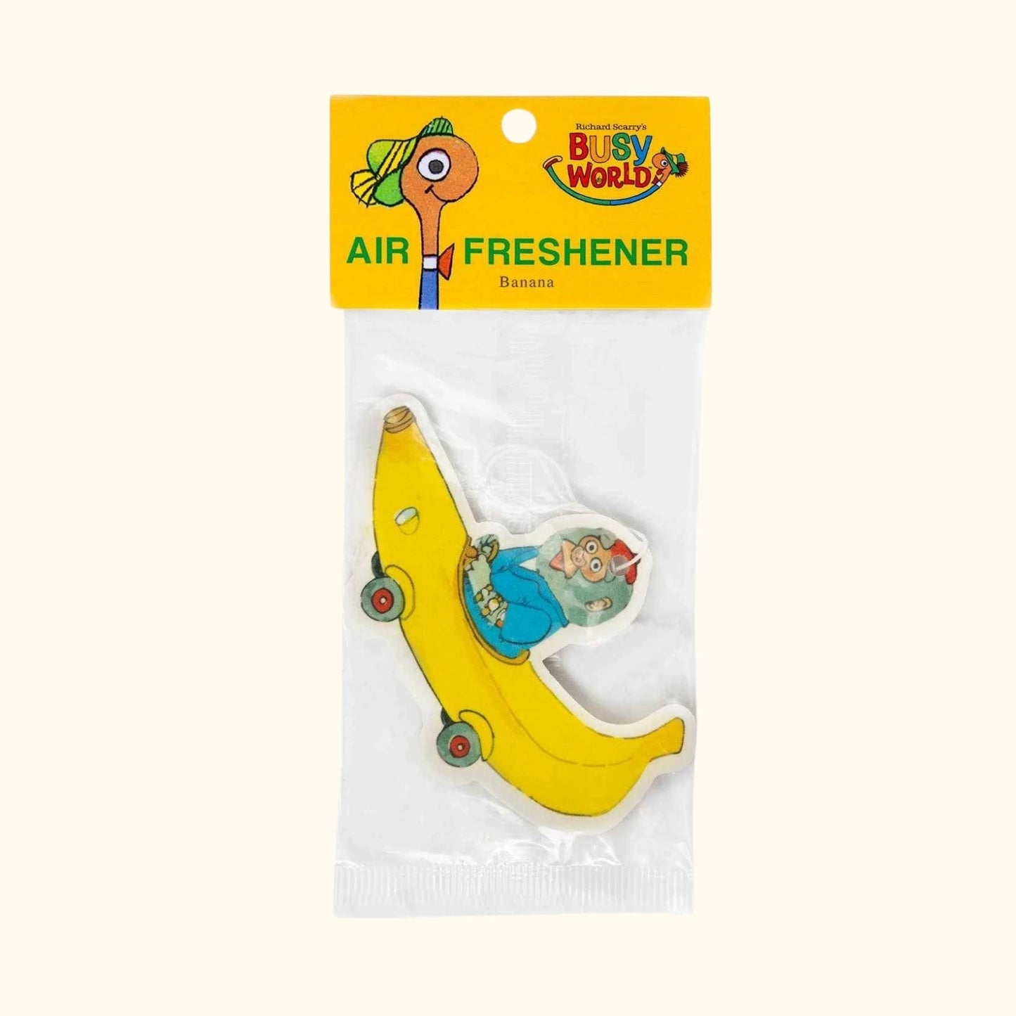 Richard Scarry banana car air freshener