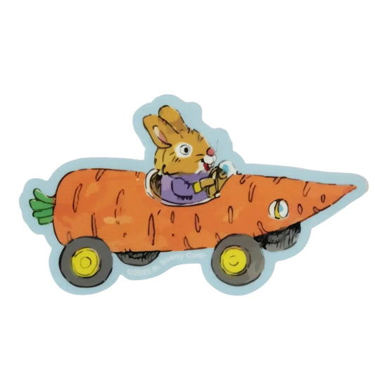 Richard Scarry Carrot Car Sticker