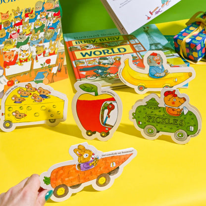Cheese The Day Richard Scarry Die-cut card