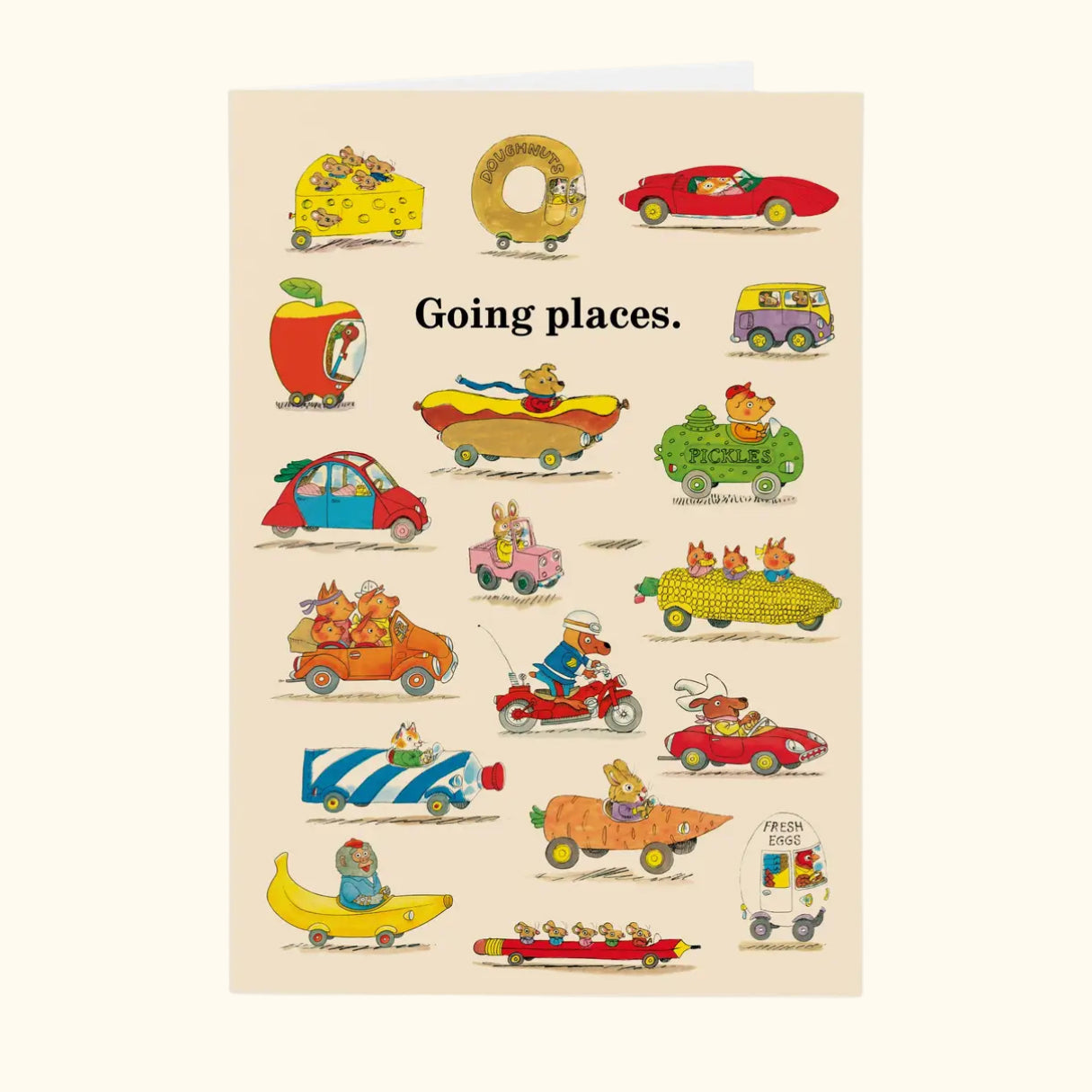 Going Places Richard Scarry Greeting Card