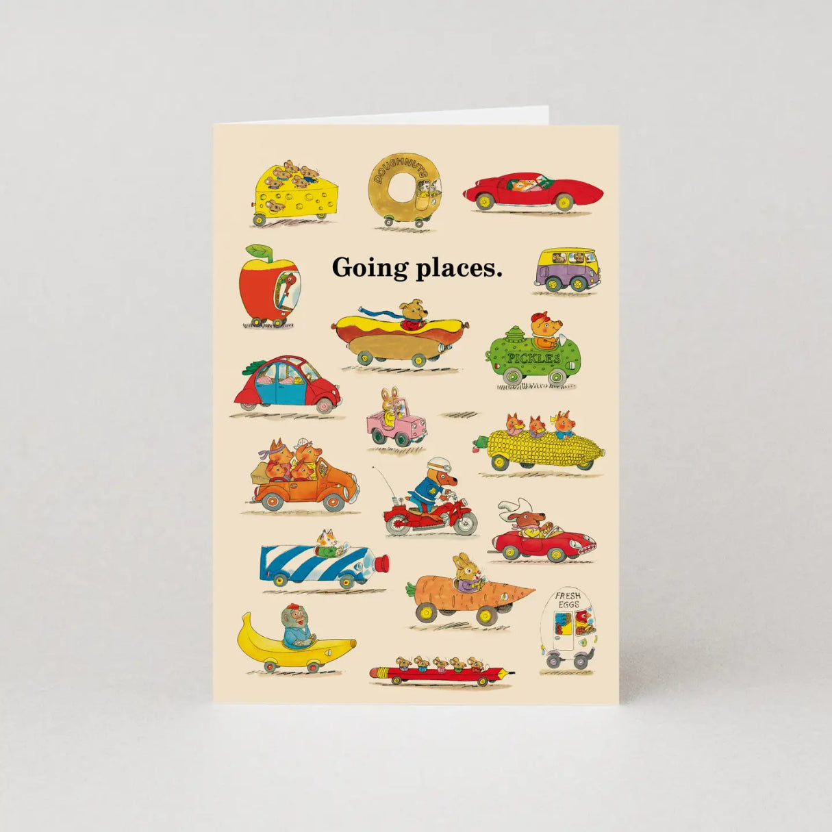 Going Places Richard Scarry Greeting Card