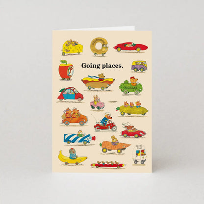 Going Places Richard Scarry Greeting Card