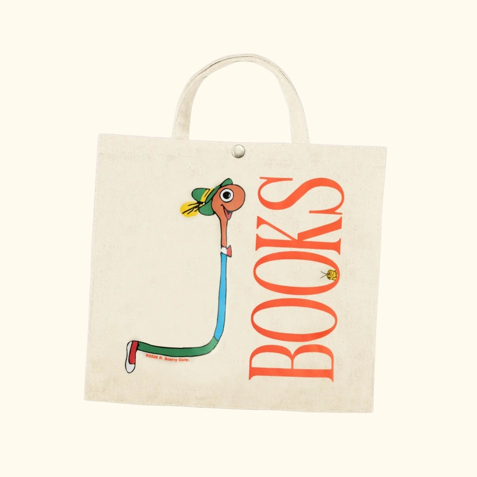 Richard Scarry Lowly Worm tote bag