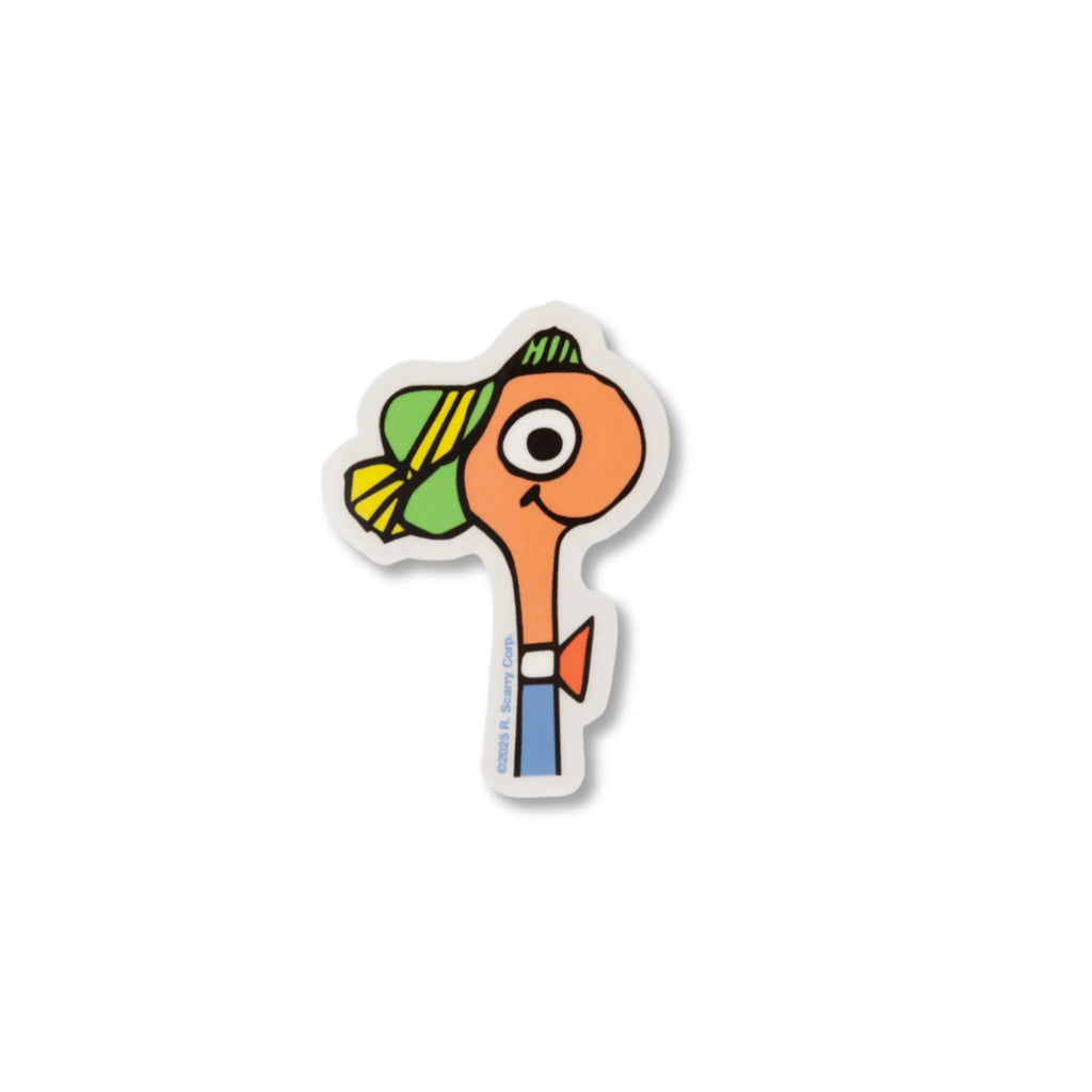 Richard Scarry Lowly Worm Sticker