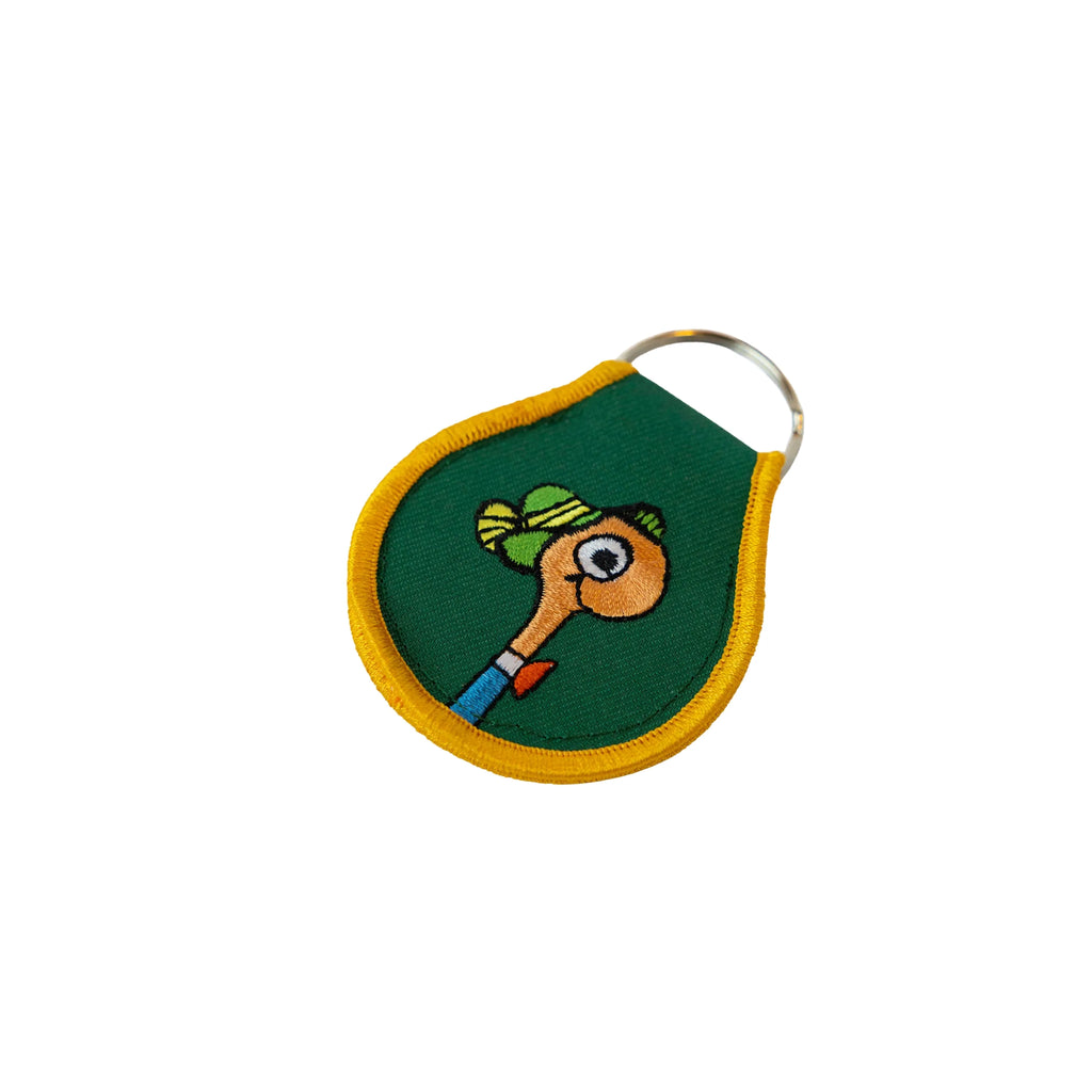 Richard Scarry Lowly Worm Patch Keychain