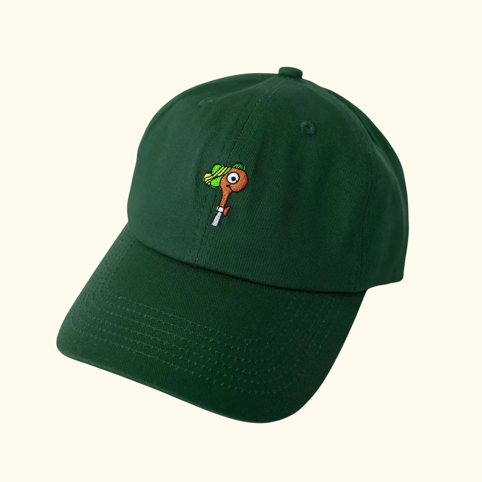 Richard Scarry Lowly Worm embroidered dad hat