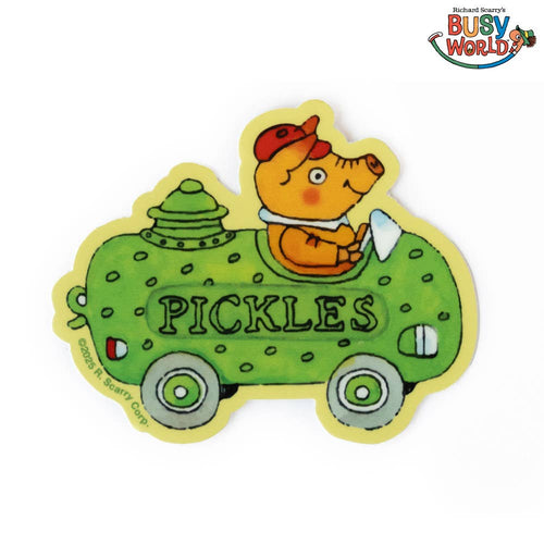 Richard Scarry Pickle Car sticker