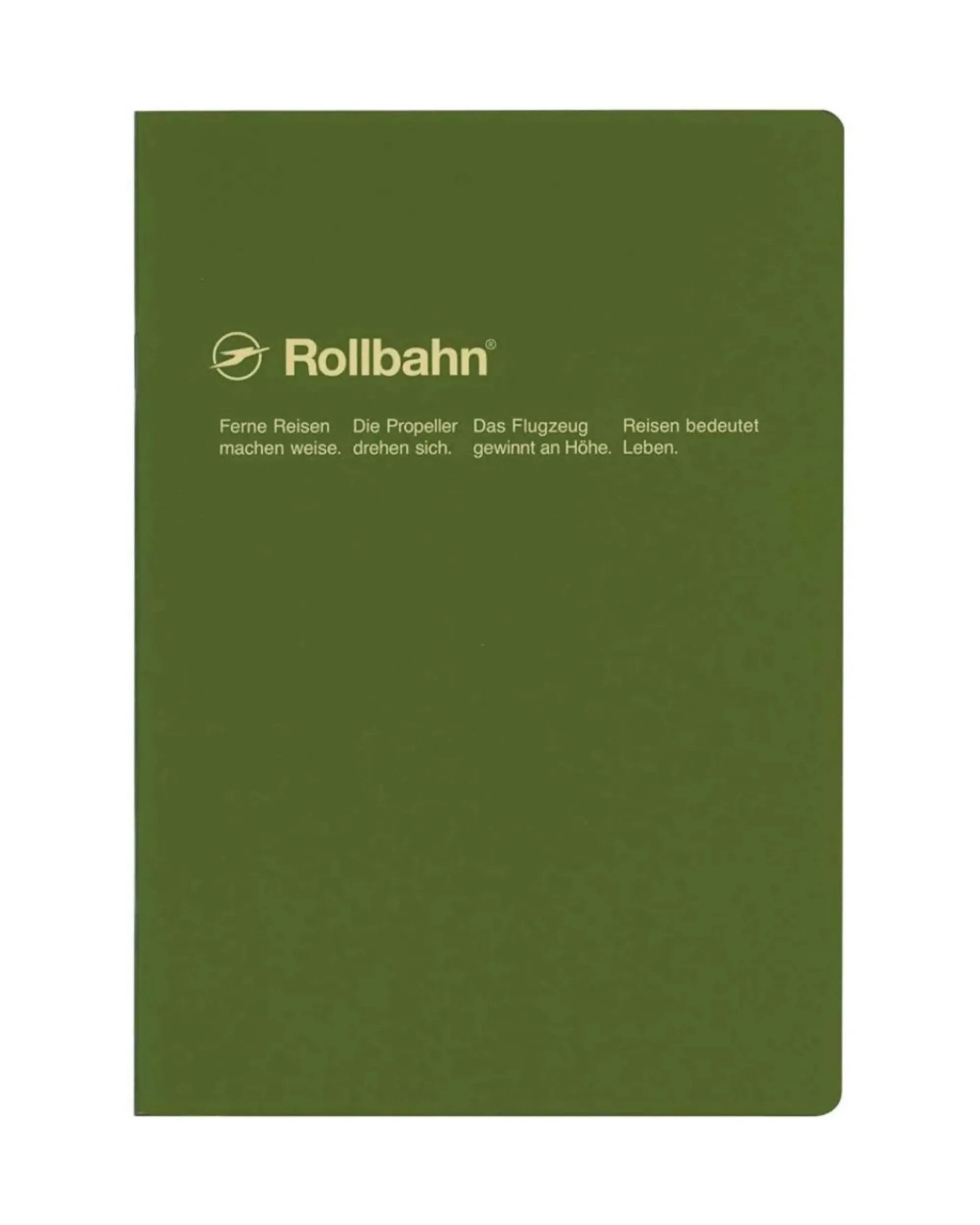 Delfonics Rollbahn Slim A5 Notebook in Green