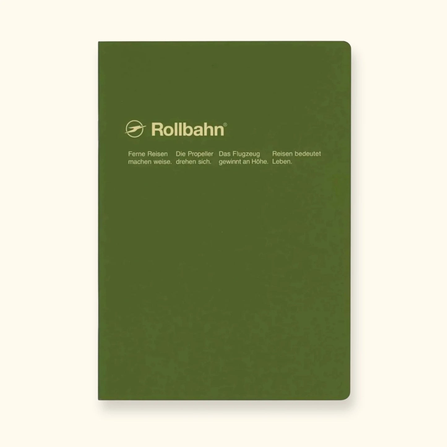 Delfonics Rollbahn slim A5 notebook in green