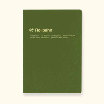 Delfonics Rollbahn slim A5 notebook in green