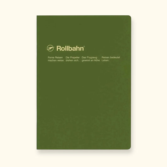 Delfonics Rollbahn slim A5 notebook in green