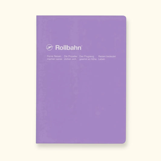 Delfonics Rollbahn slim A5 notebook in purple