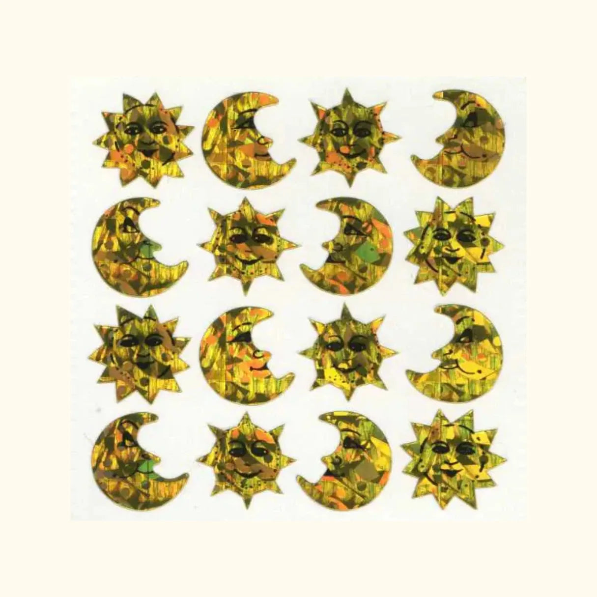 Old School Stickers - Hearts, Stars and Suns