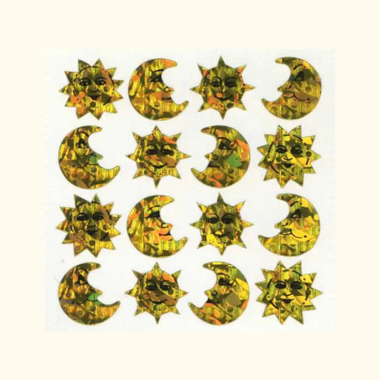Old School Stickers - Hearts, Stars and Suns