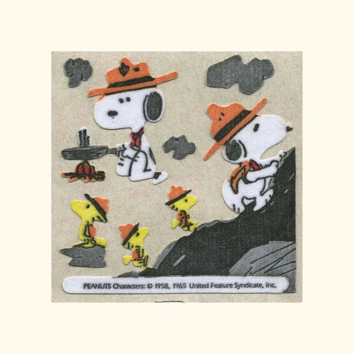 Peanuts Scenes Sticker Sheet (Various designs)