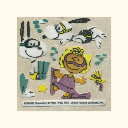 Peanuts Scenes Sticker Sheet (Various designs)