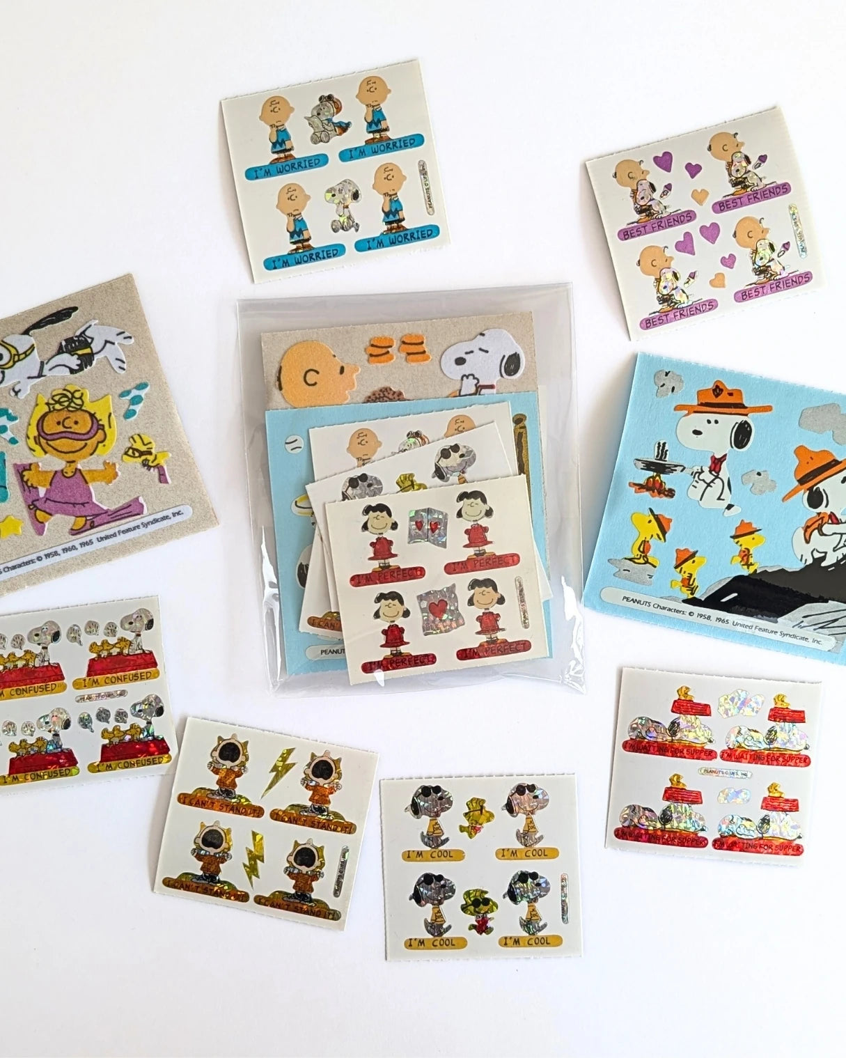 Peanuts Sticker Pack - Lucky Dip (10 Sheets)