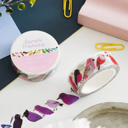 Bird Rainbow Washi Tape