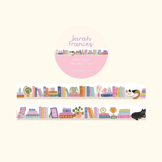 Bookshelf washi tape