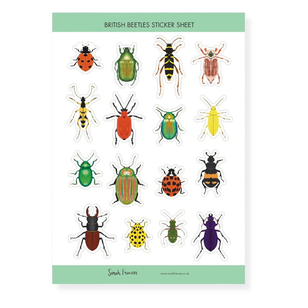 British Beetles Stickers