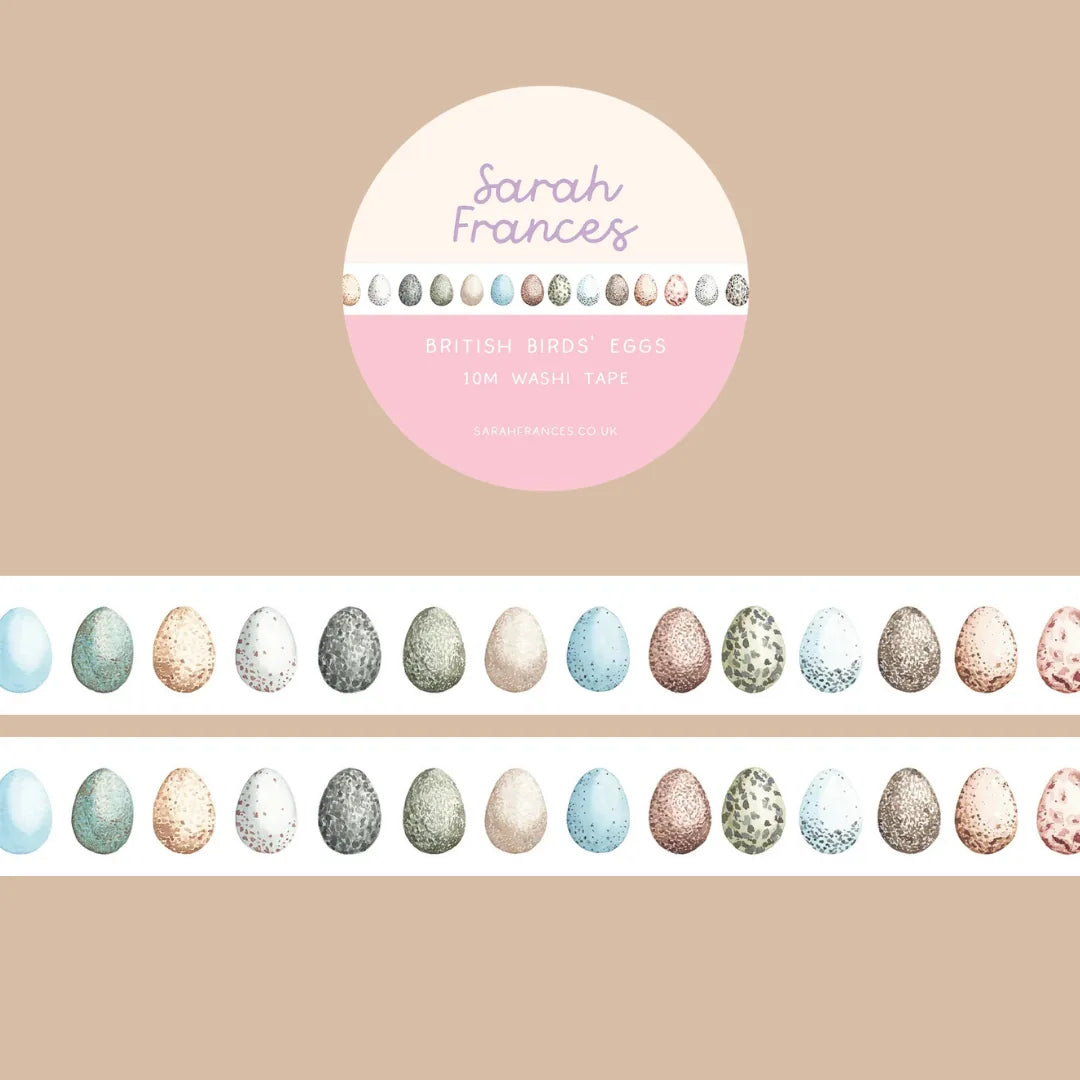 British Birds' Eggs Washi Tape
