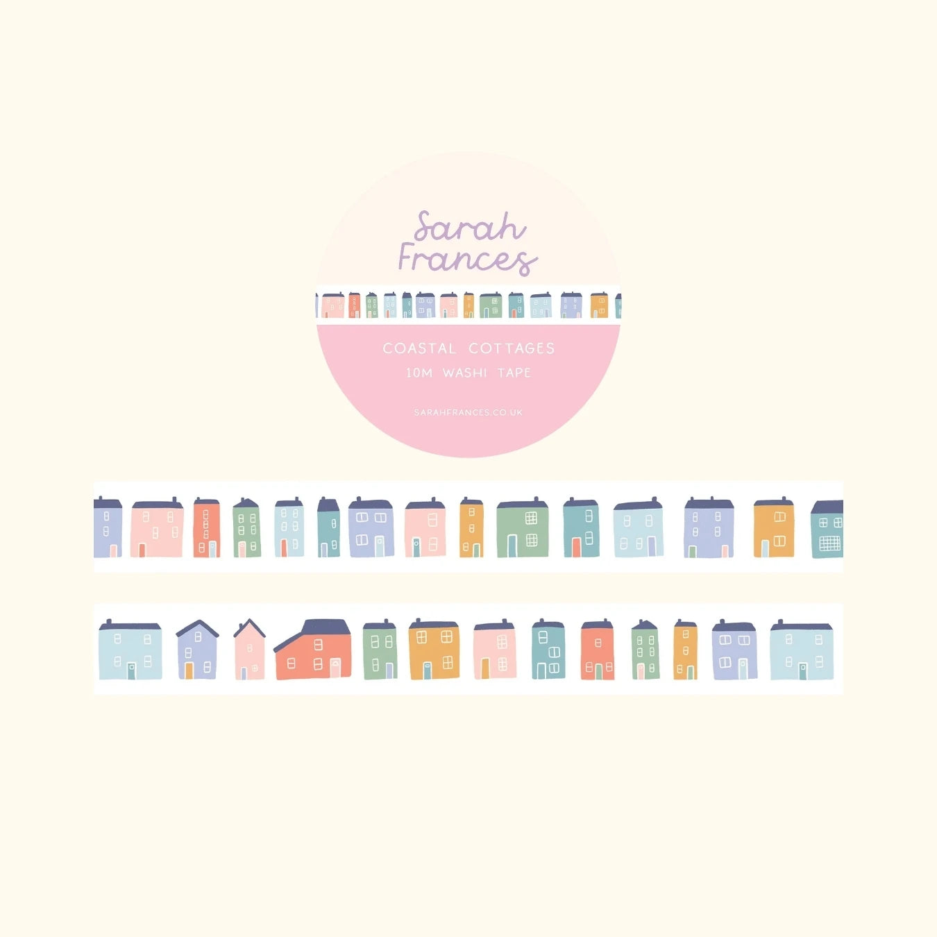 Coastal houses washi tape