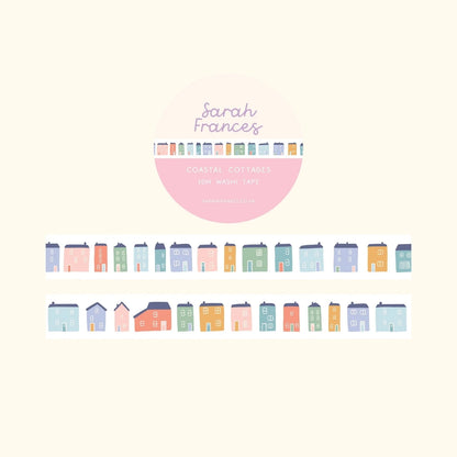 Coastal houses washi tape