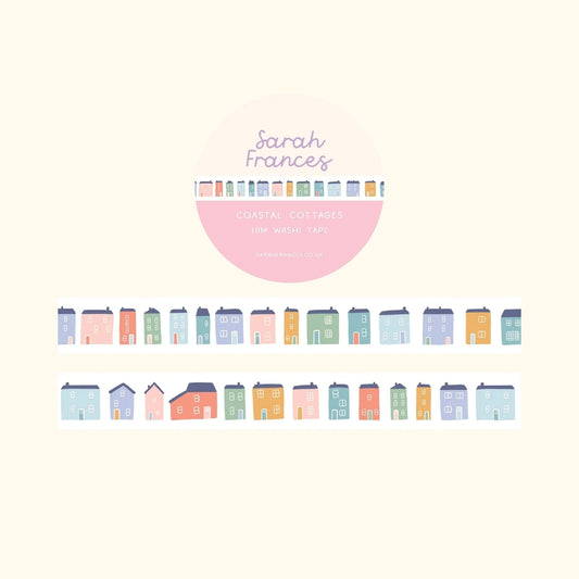 Coastal houses washi tape
