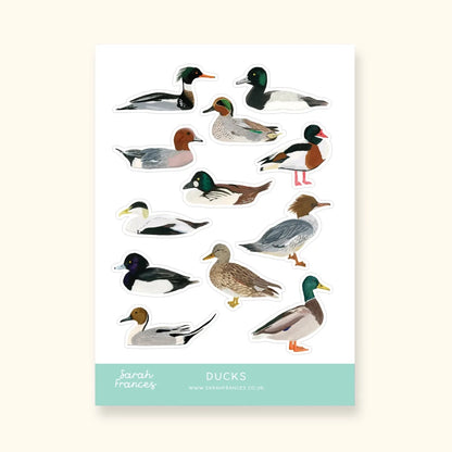 British Duck Sticker Sheet