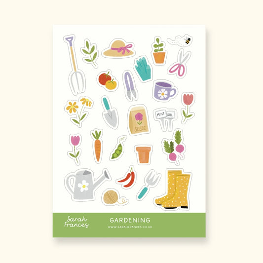 Gardening Sticker Sheet