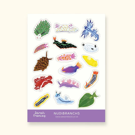 Nudibranch Sticker Sheet