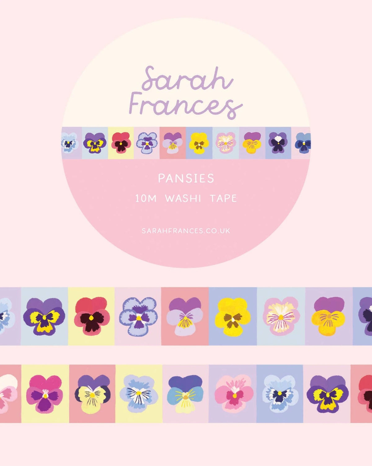 Pansy washi tape