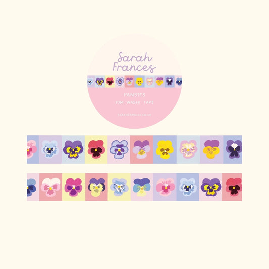 Pansy washi tape