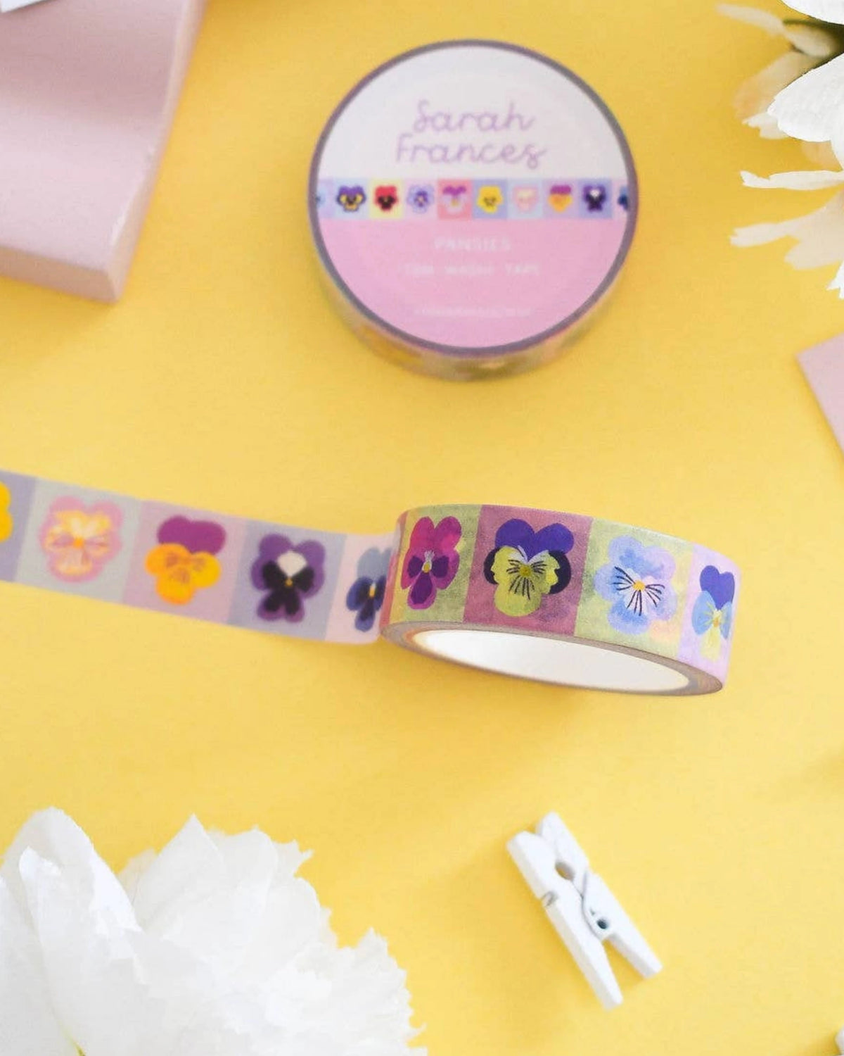 Pansy washi tape